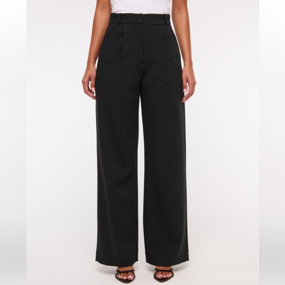 A&F Sloane Tailored Wide Leg Pant - Picture 6 of 9